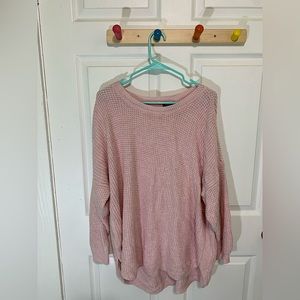 Oversized Pink Sweater